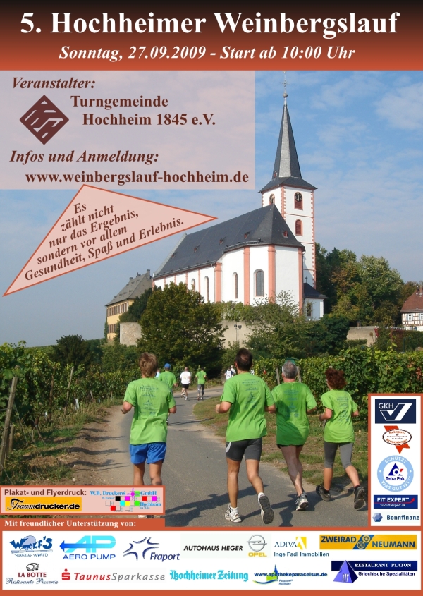 Plakat Weinbergslauf 2009 600